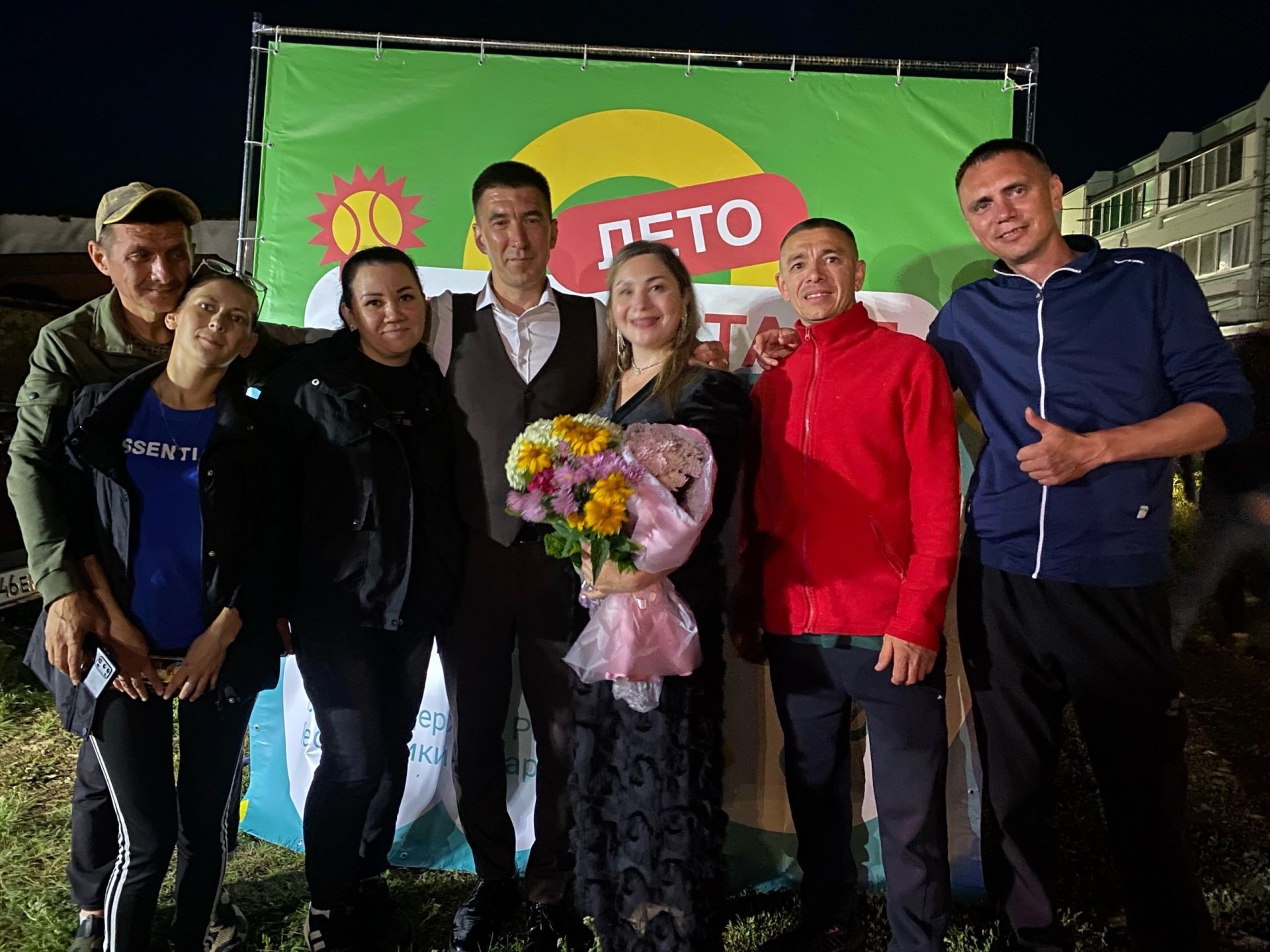 Сарманда күршеләр бәйрәм иттеләр