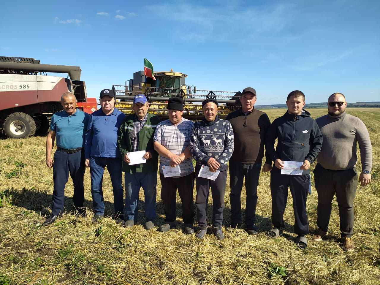 В районе определили передовиков уборки
