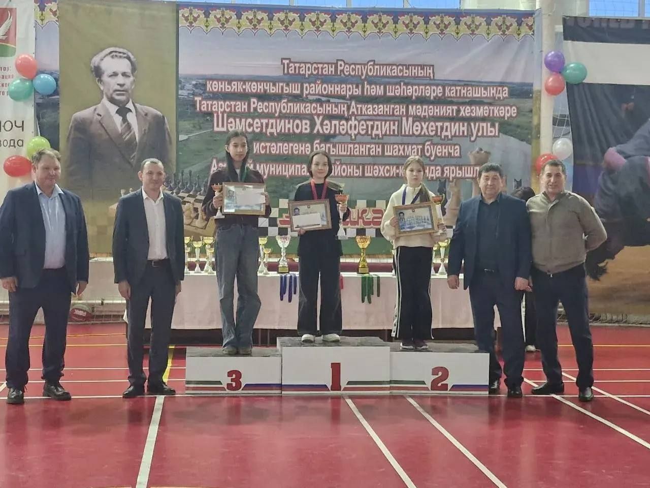 Воспитанницы из Сарманово заняли призовые места на шахматном турнире