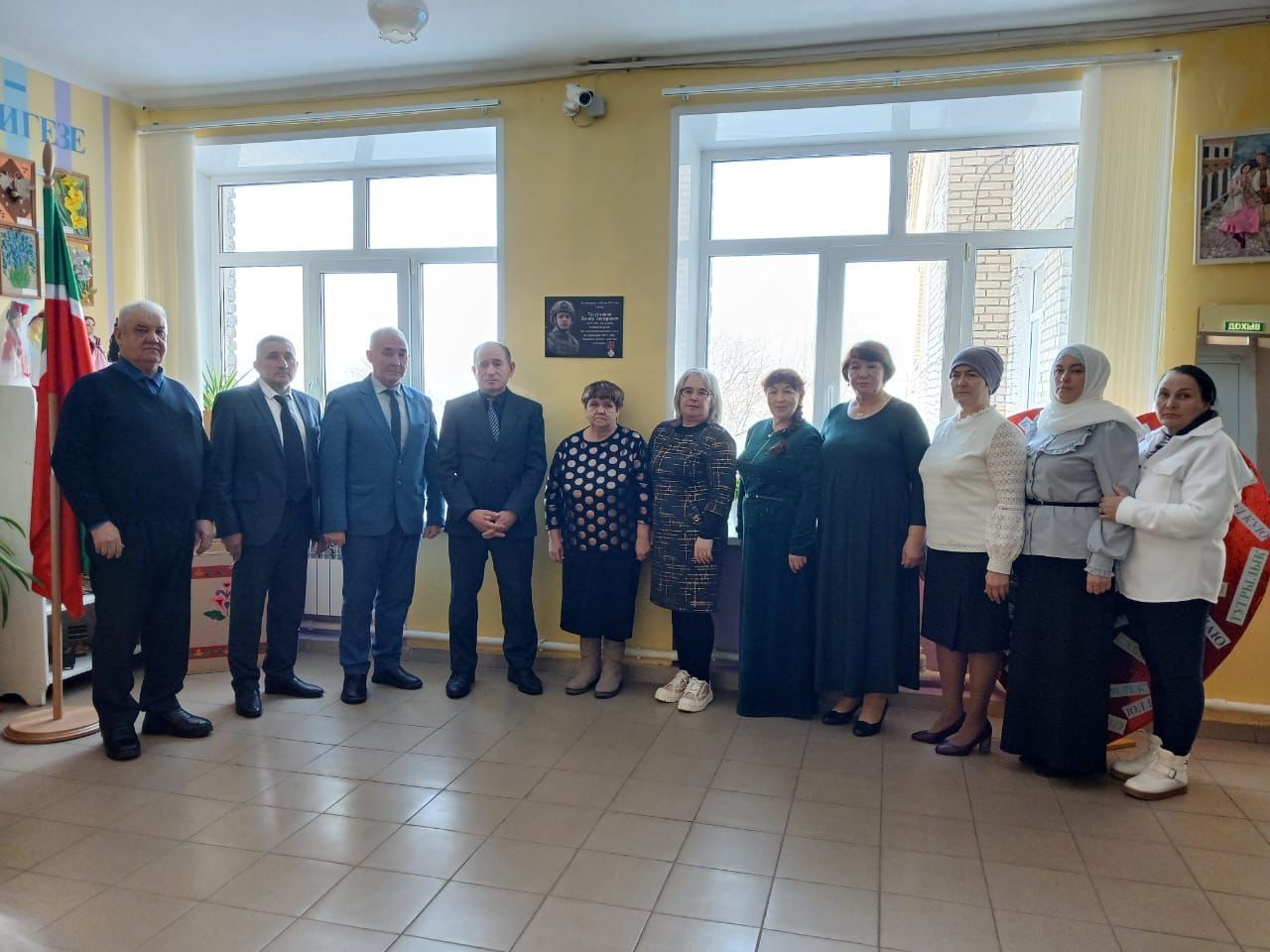 Саклаубашта СВО батыры Дамир Таҗетдинов истәлегенә мемориаль такта ачылды