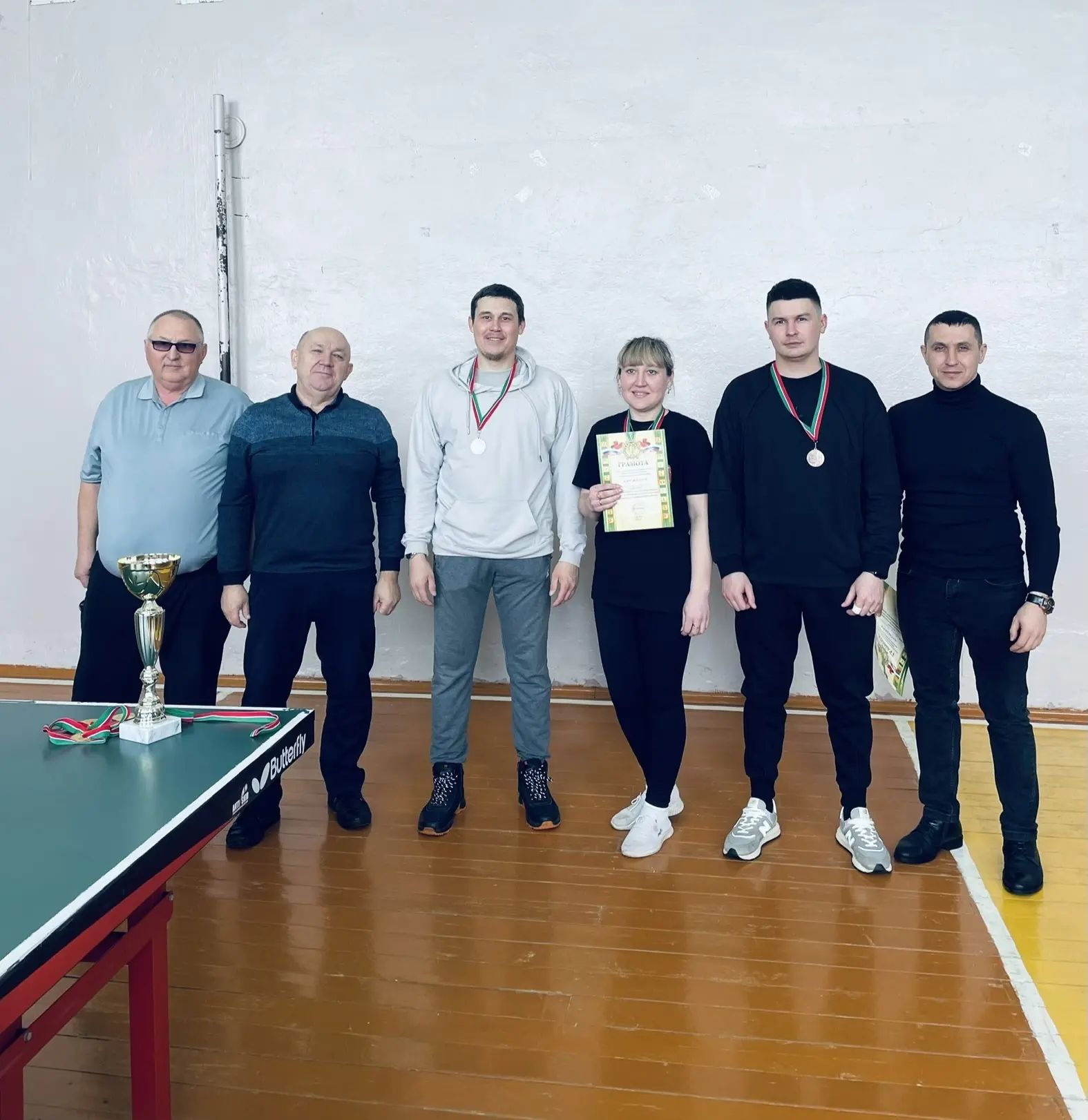 В Сарманово подвели итоги Спартакиады по настольному теннису