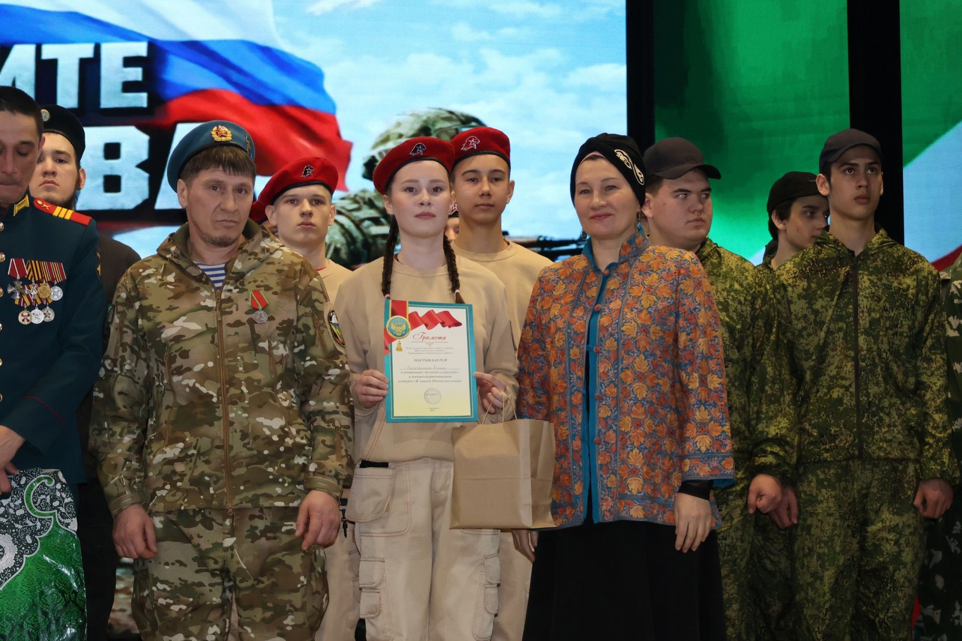 В Сарманово состоялся районный конкурс «К защите Отечества готов