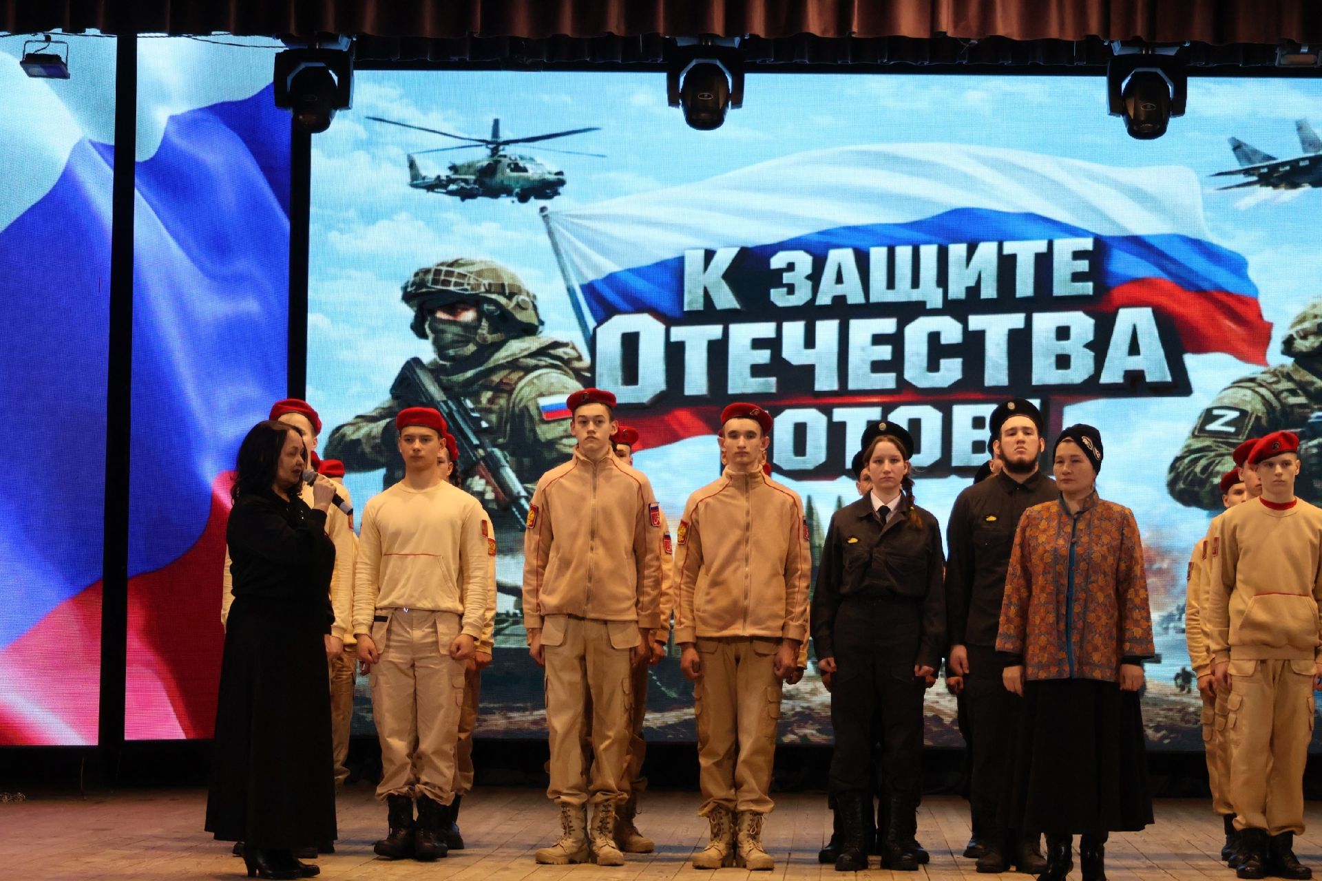 В Сарманово состоялся районный конкурс «К защите Отечества готов