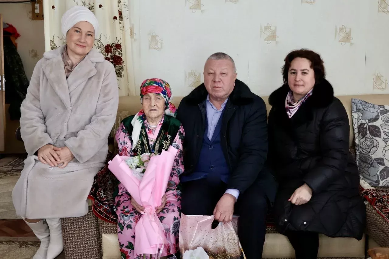 Долгожительниц Сармановского района поздравили с Международным женским днем
