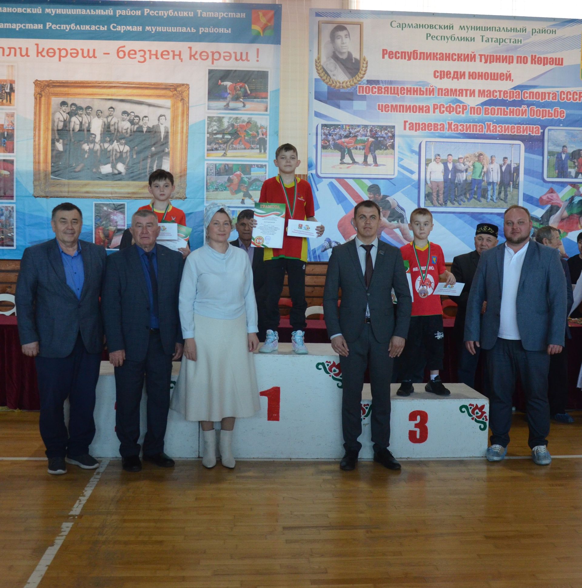 Сарман көрәшчеләре республика ярышында иң көчлеләр булып танылдылар