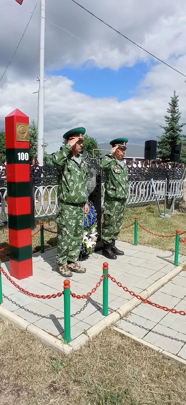 Сарманда чик сакчыларын хөрмәтләделәр