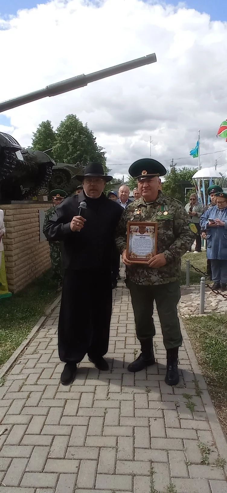 Сарманда чик сакчыларын хөрмәтләделәр