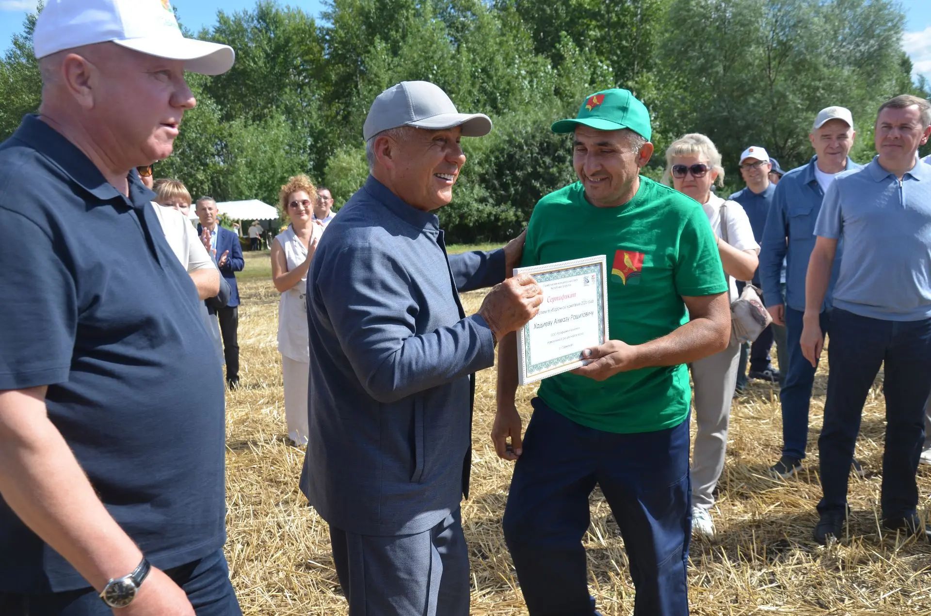 Районга Татарстан Рәисе Рөстәм Миңнеханов килде
