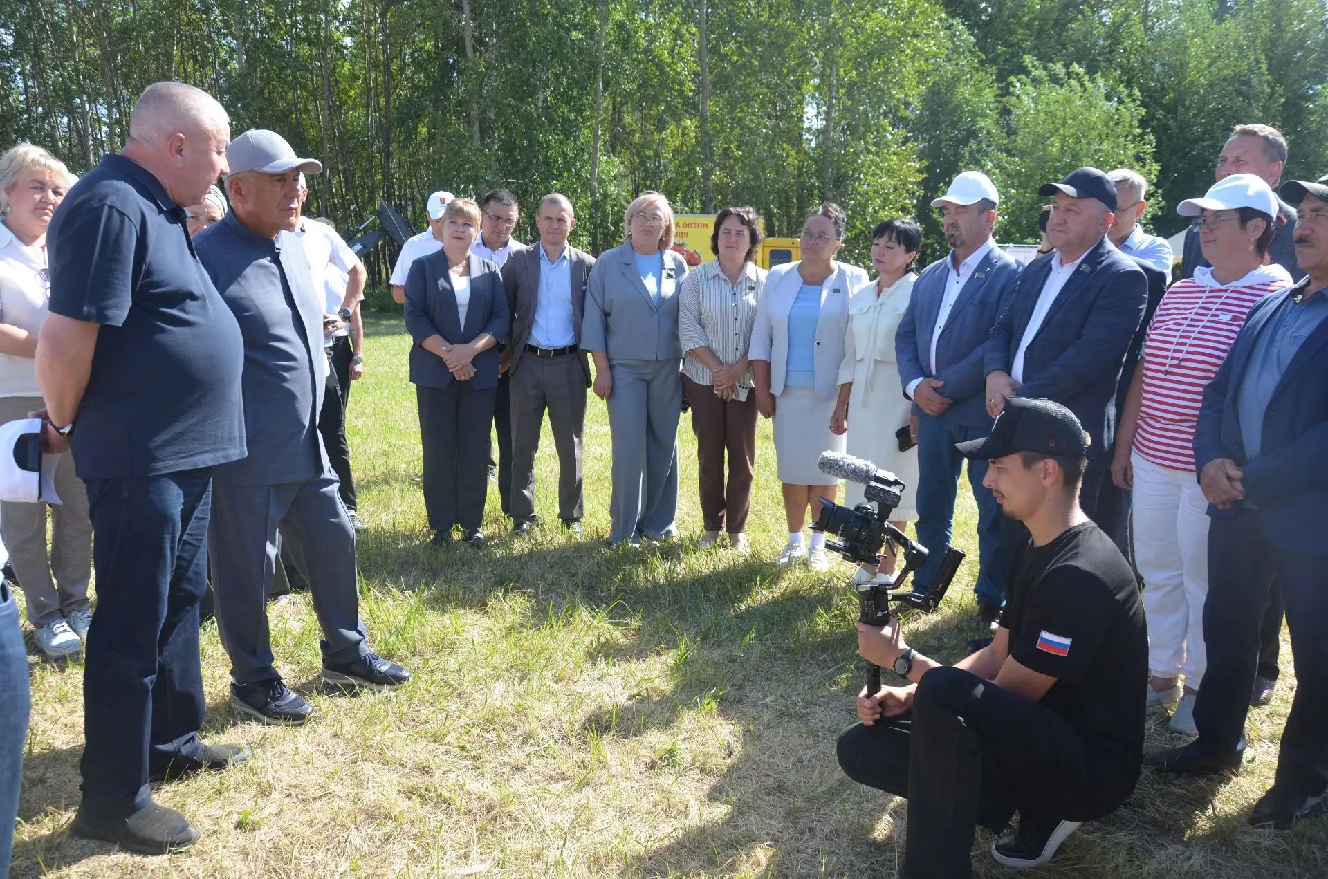 Районга Татарстан Рәисе Рөстәм Миңнеханов килде