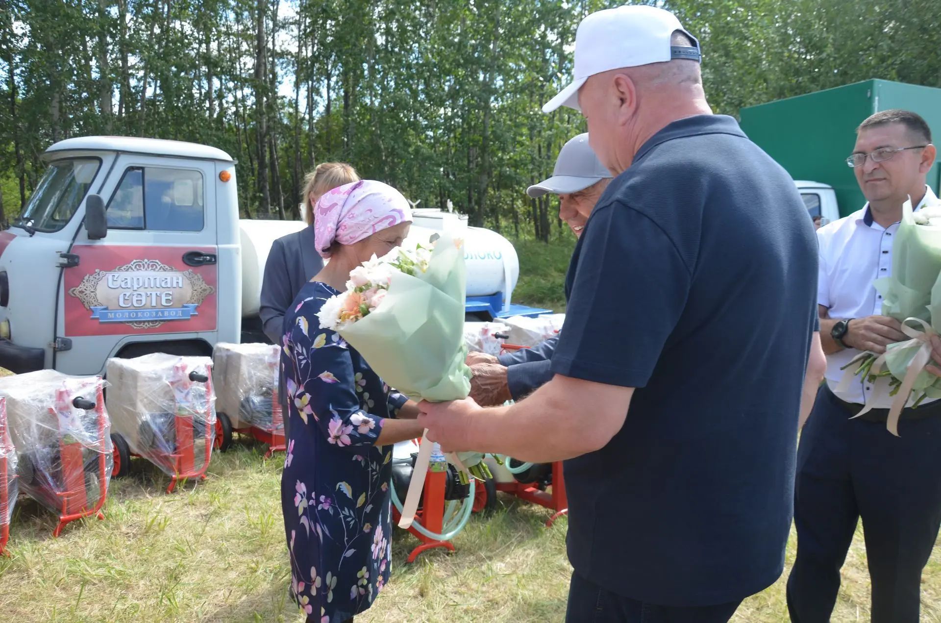 Районга Татарстан Рәисе Рөстәм Миңнеханов килде