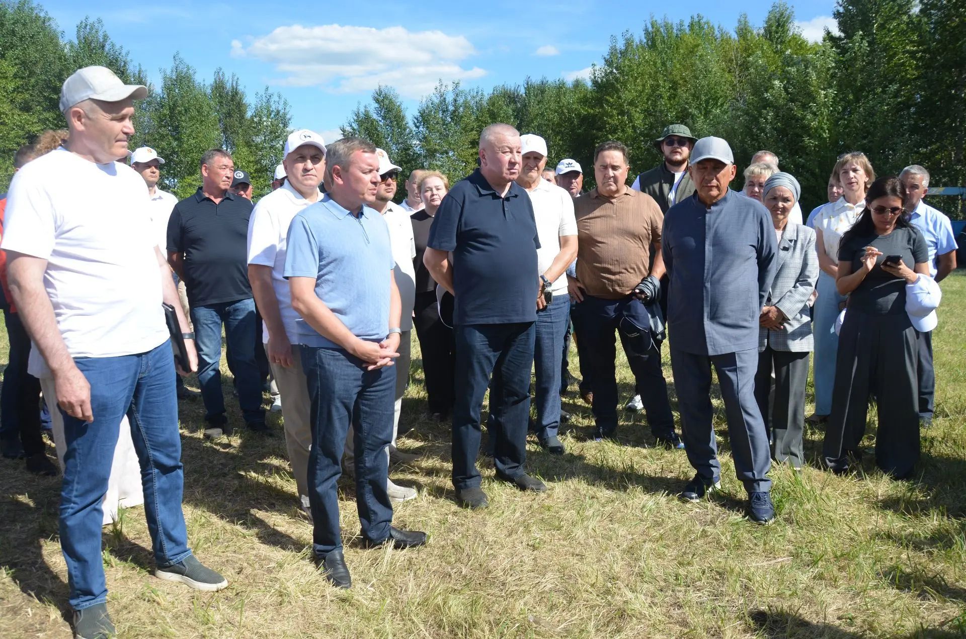 Районга Татарстан Рәисе Рөстәм Миңнеханов килде