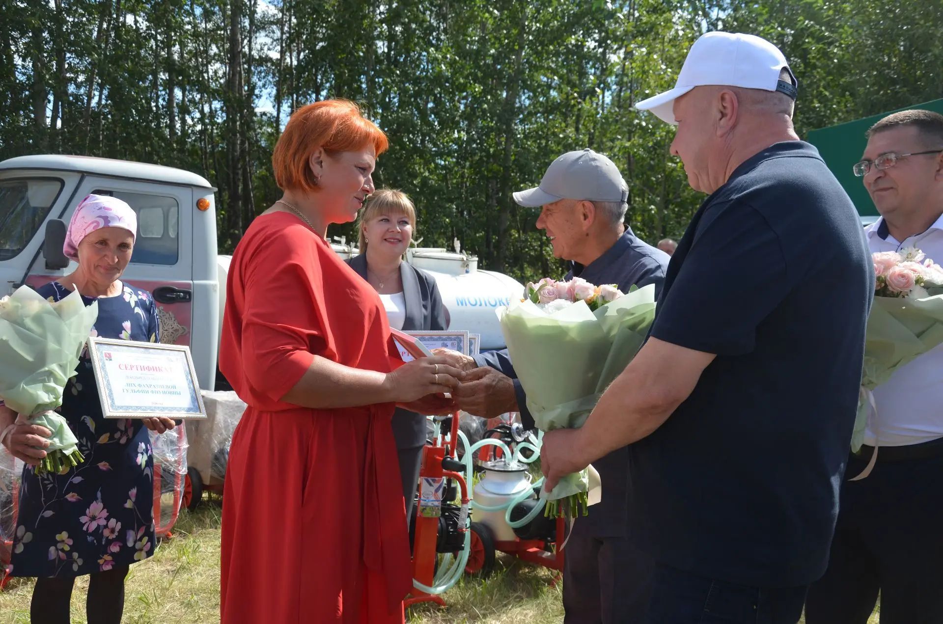 Районга Татарстан Рәисе Рөстәм Миңнеханов килде