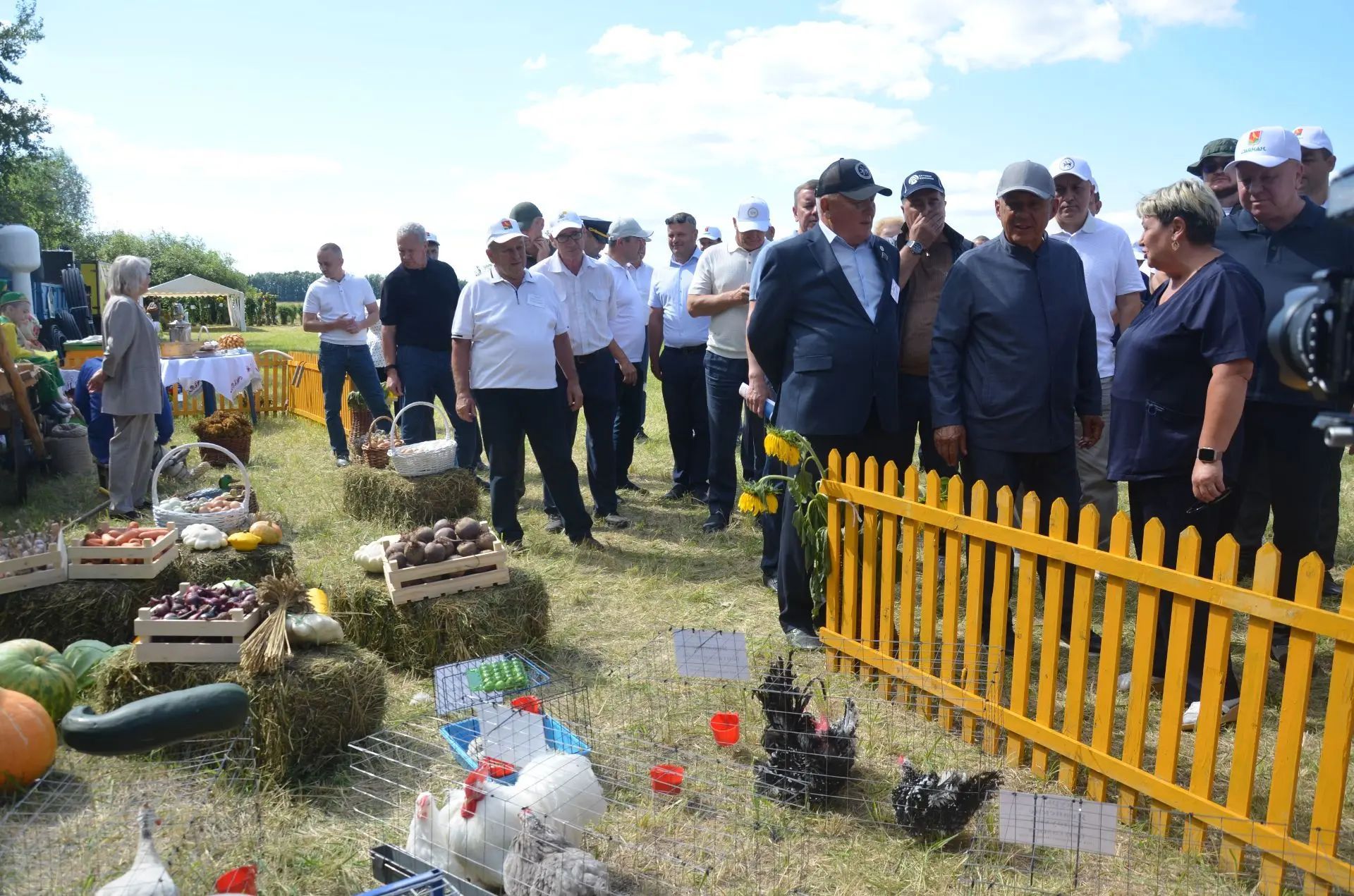 Районга Татарстан Рәисе Рөстәм Миңнеханов килде