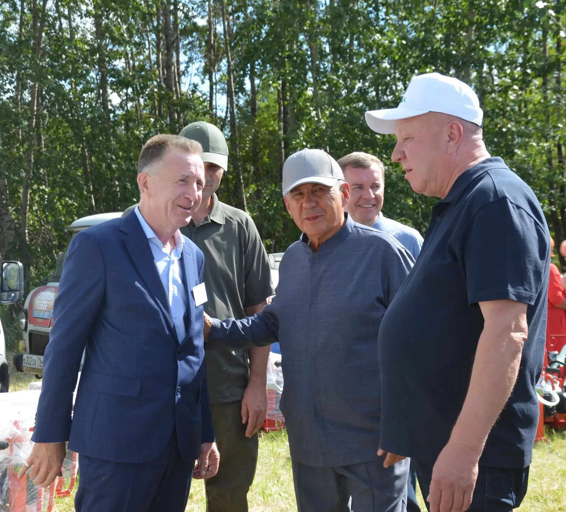 Районга Татарстан Рәисе Рөстәм Миңнеханов килде