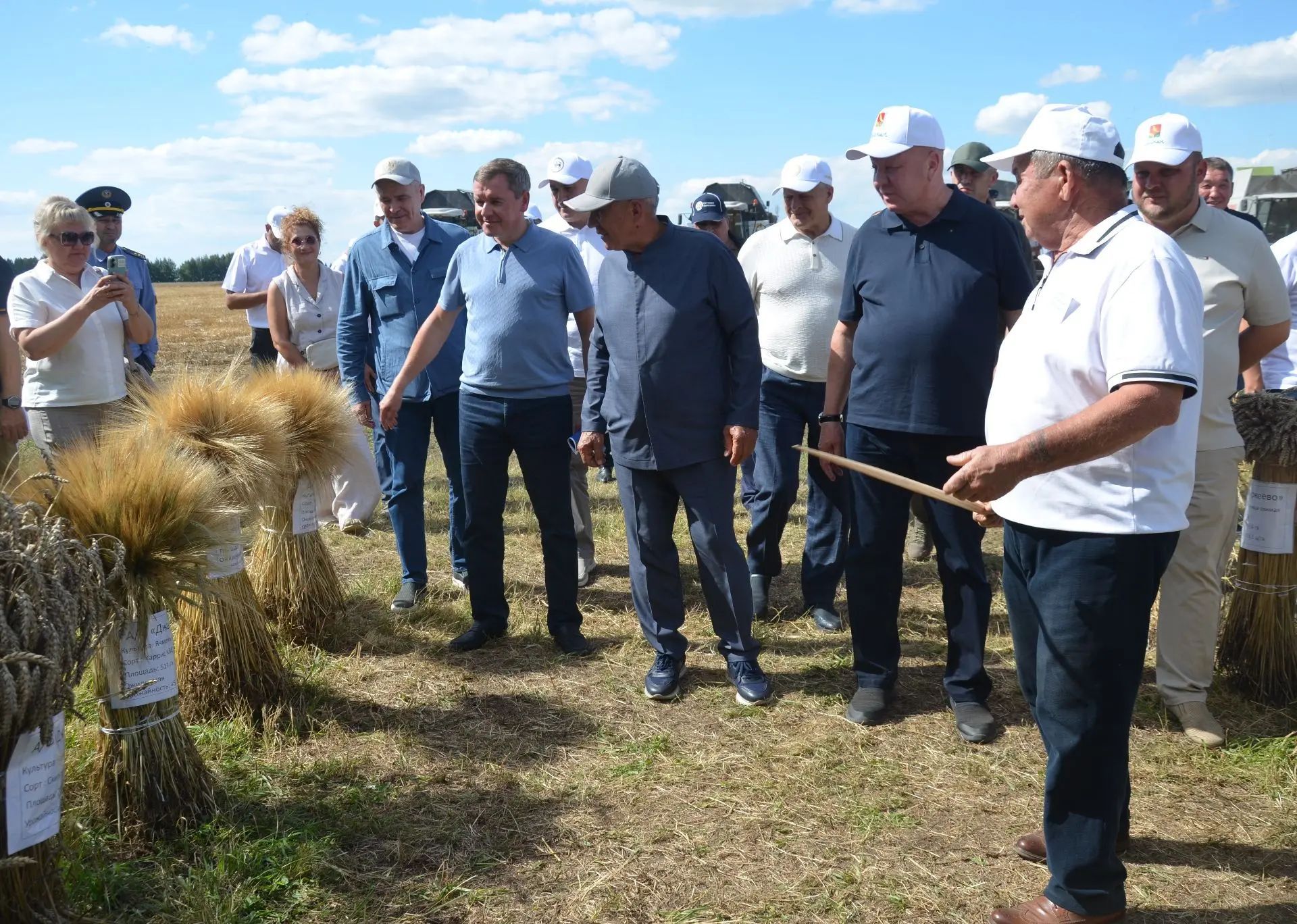Районга Татарстан Рәисе Рөстәм Миңнеханов килде