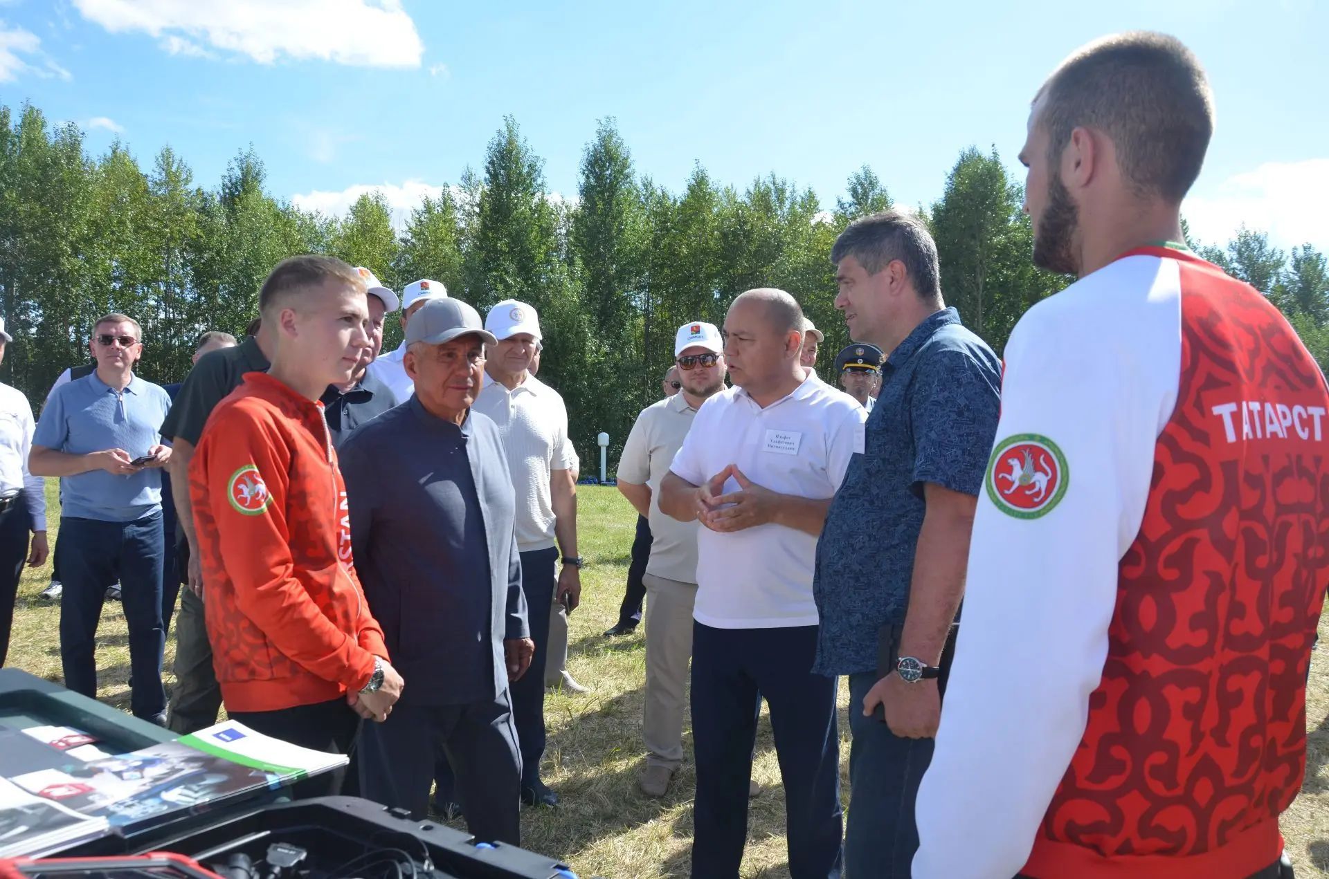 Районга Татарстан Рәисе Рөстәм Миңнеханов килде