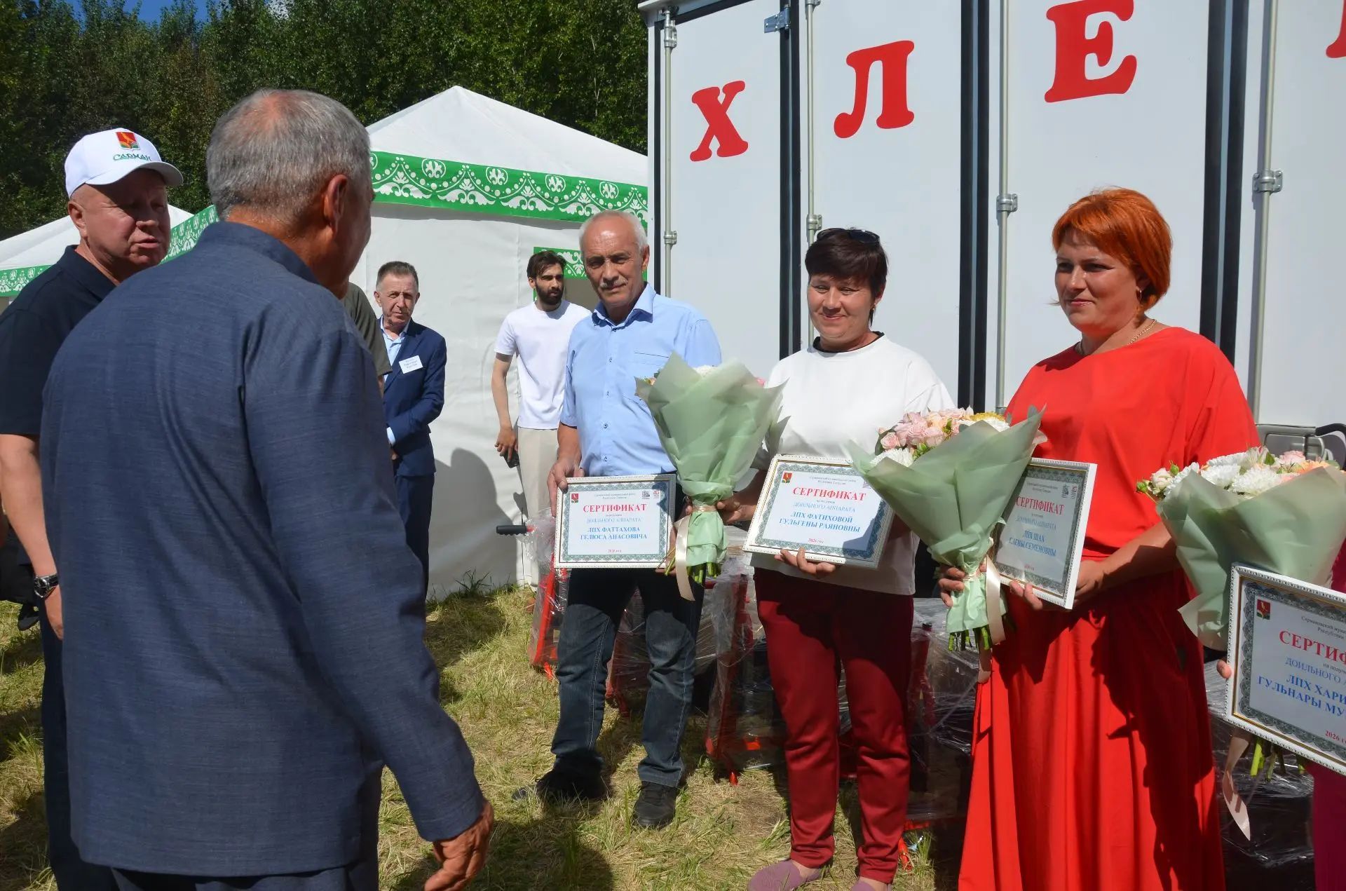 Районга Татарстан Рәисе Рөстәм Миңнеханов килде