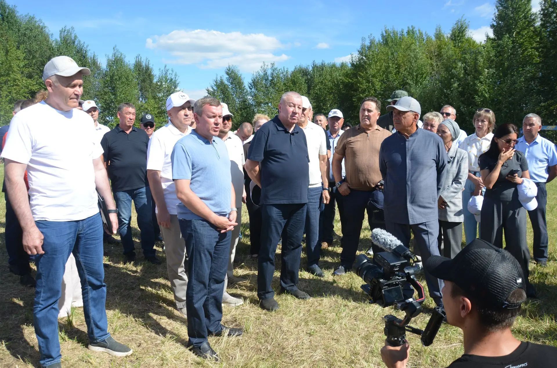 Районга Татарстан Рәисе Рөстәм Миңнеханов килде