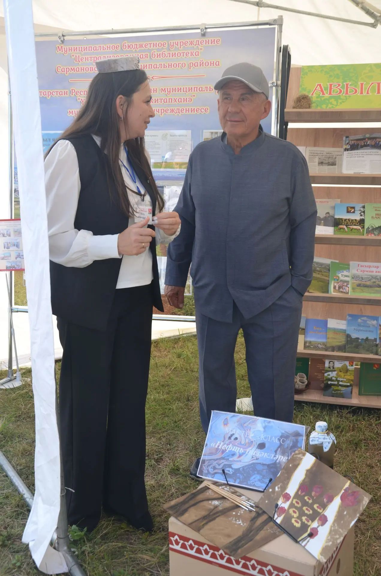 Районга Татарстан Рәисе Рөстәм Миңнеханов килде