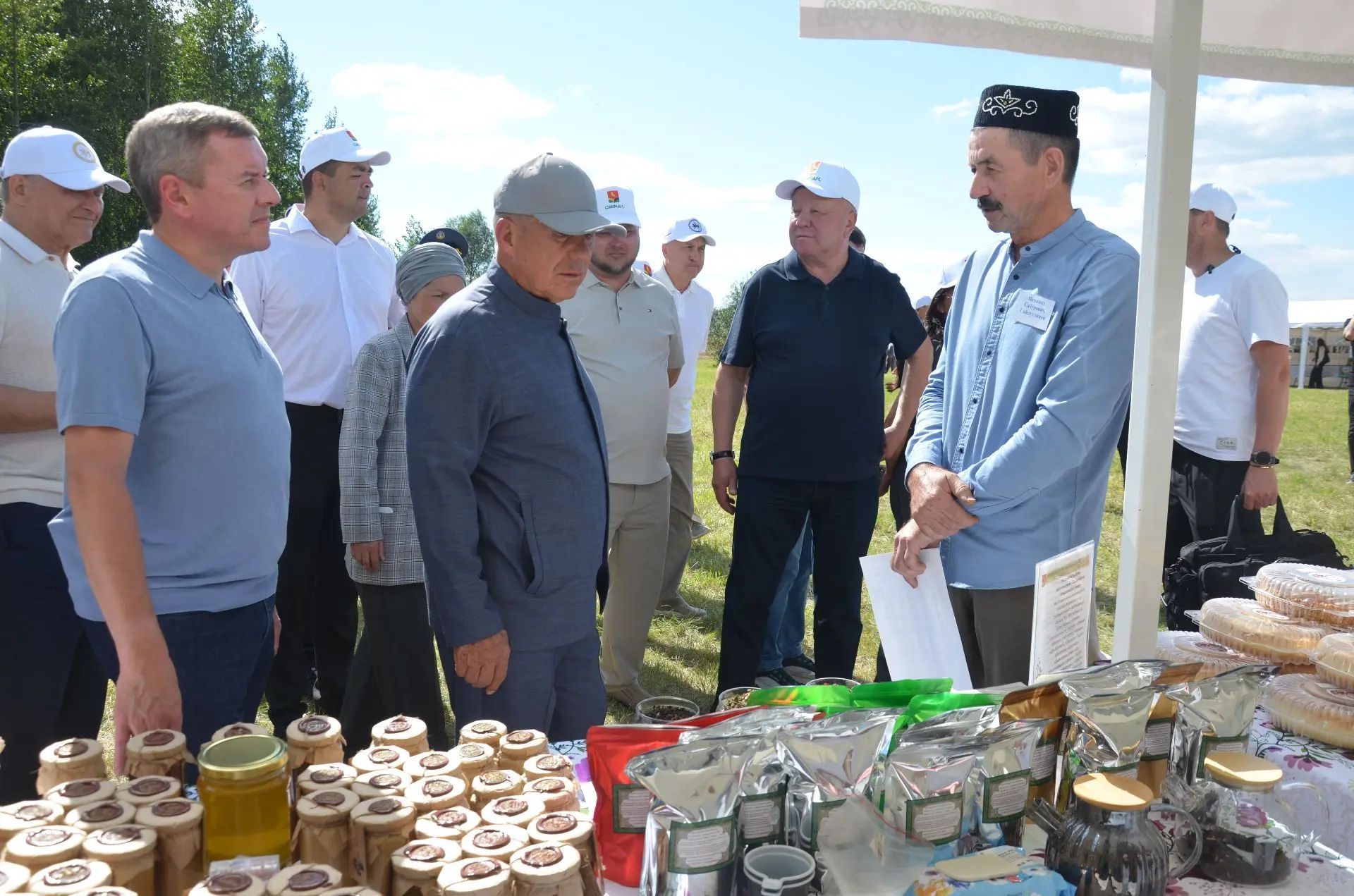 Районга Татарстан Рәисе Рөстәм Миңнеханов килде