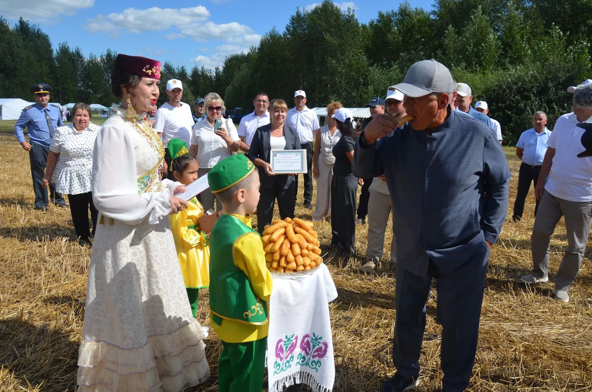 Районга Татарстан Рәисе Рөстәм Миңнеханов килде