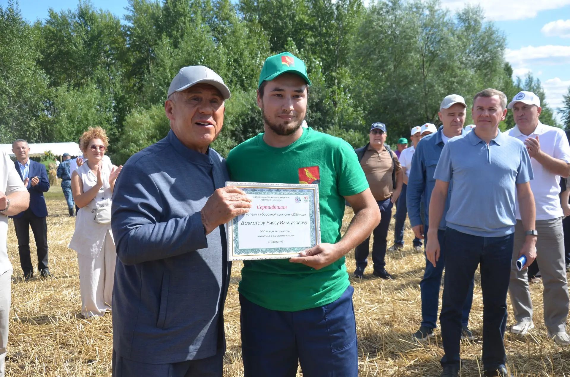 Районга Татарстан Рәисе Рөстәм Миңнеханов килде