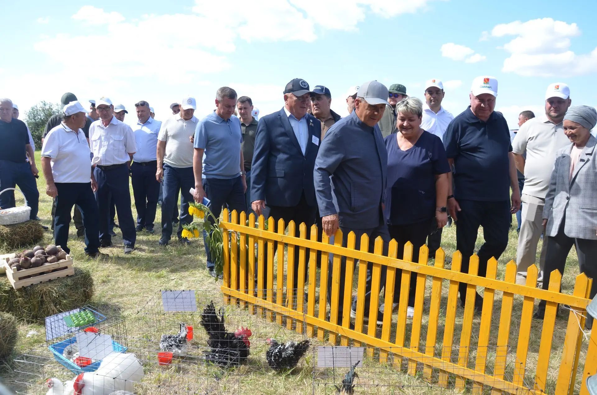Районга Татарстан Рәисе Рөстәм Миңнеханов килде