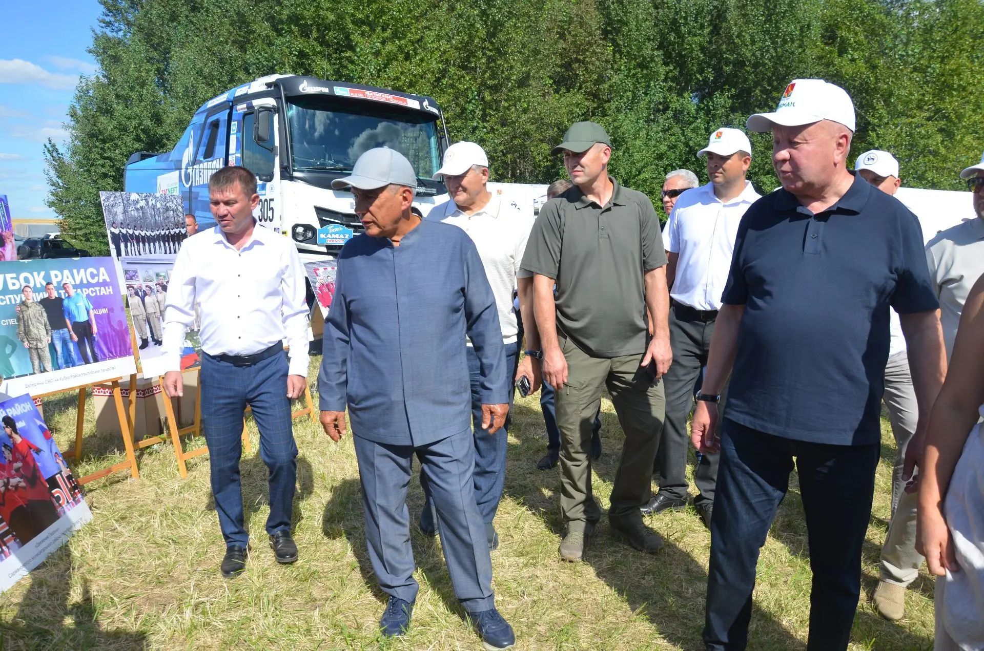 Районга Татарстан Рәисе Рөстәм Миңнеханов килде