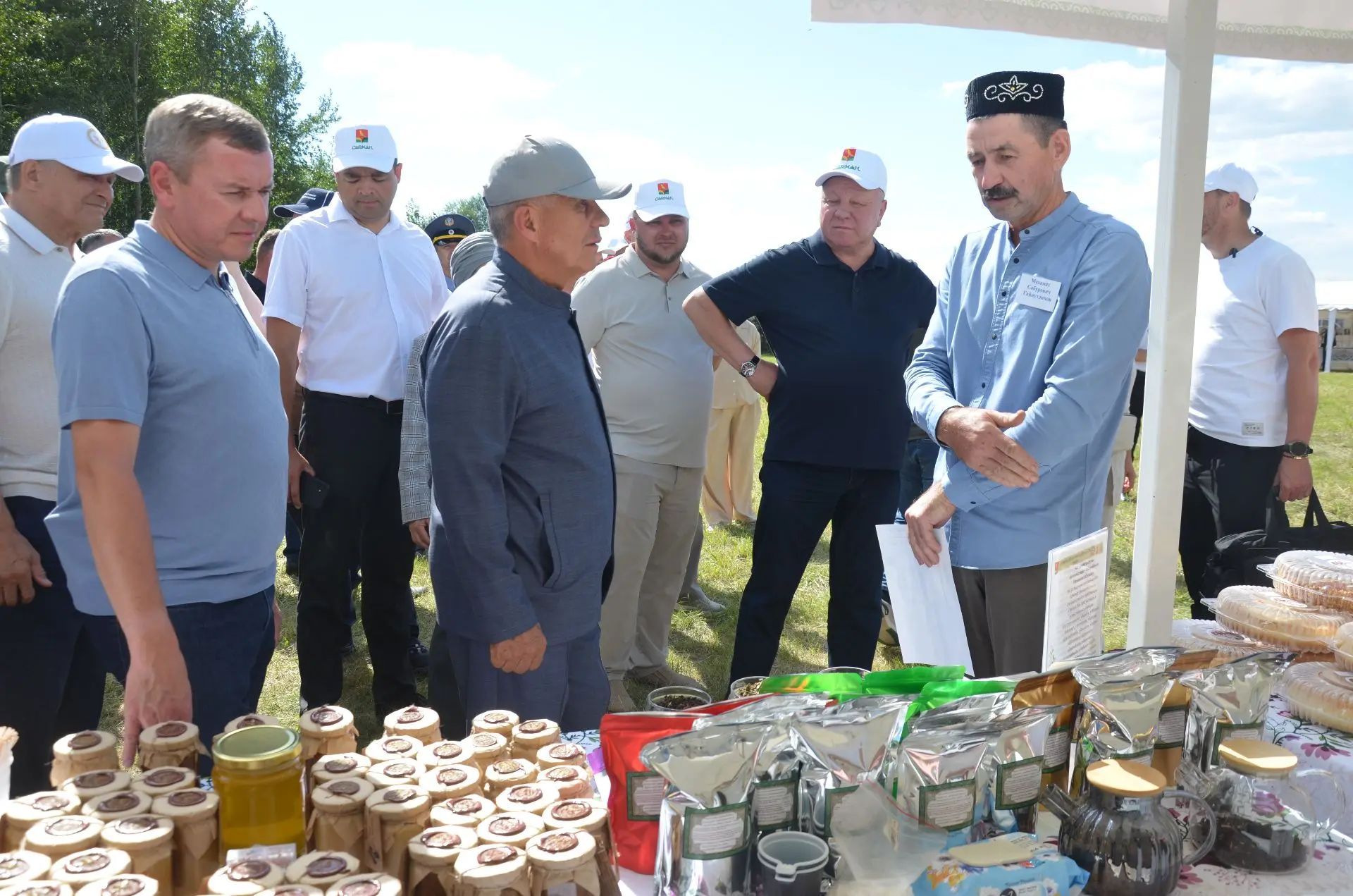 Районга Татарстан Рәисе Рөстәм Миңнеханов килде