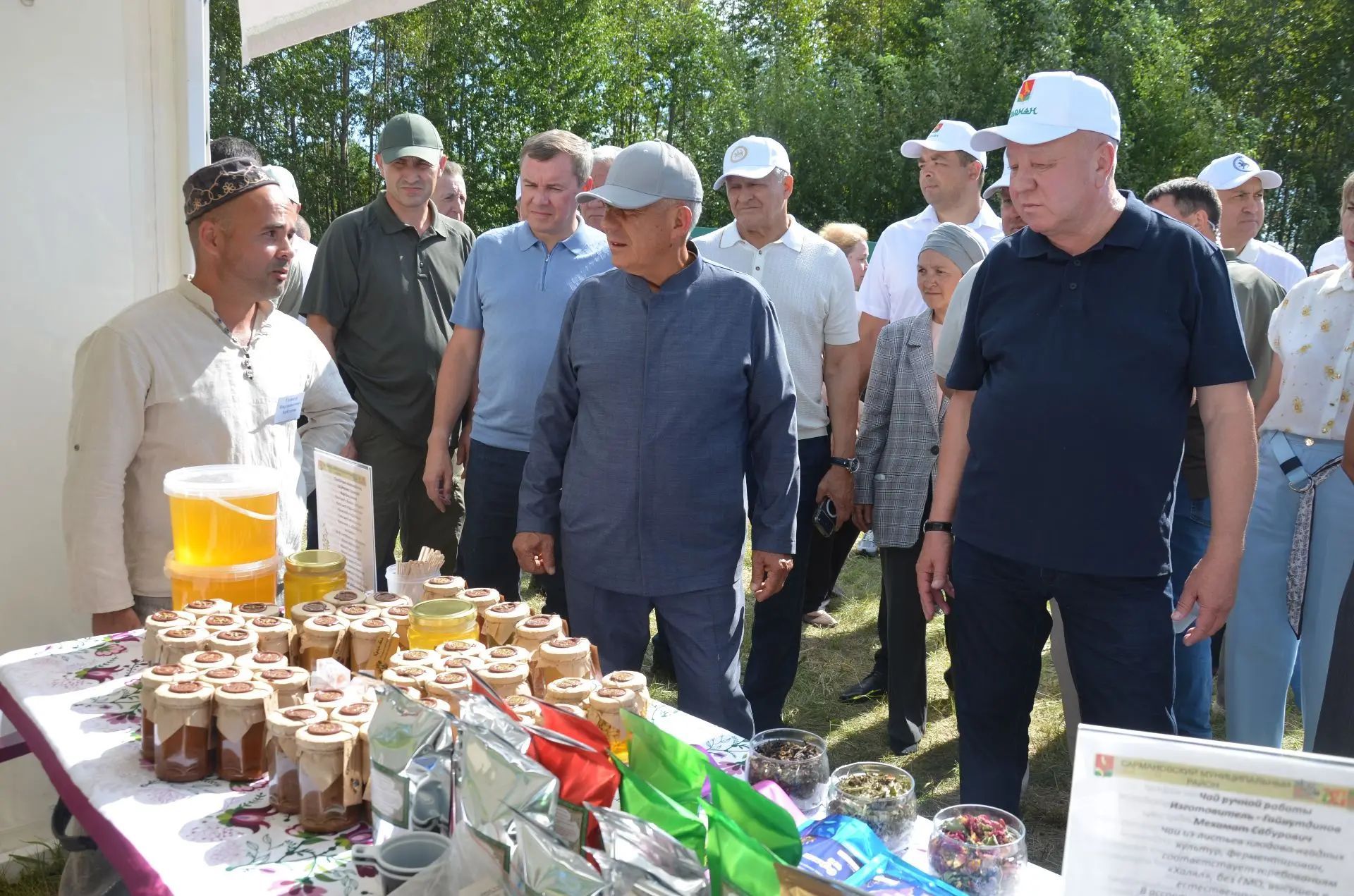 Районга Татарстан Рәисе Рөстәм Миңнеханов килде