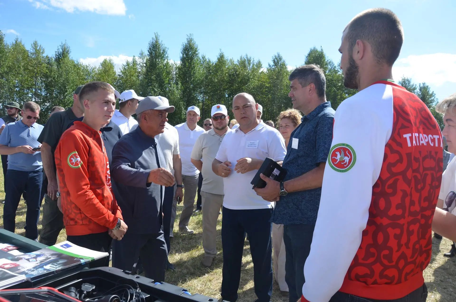 Районга Татарстан Рәисе Рөстәм Миңнеханов килде