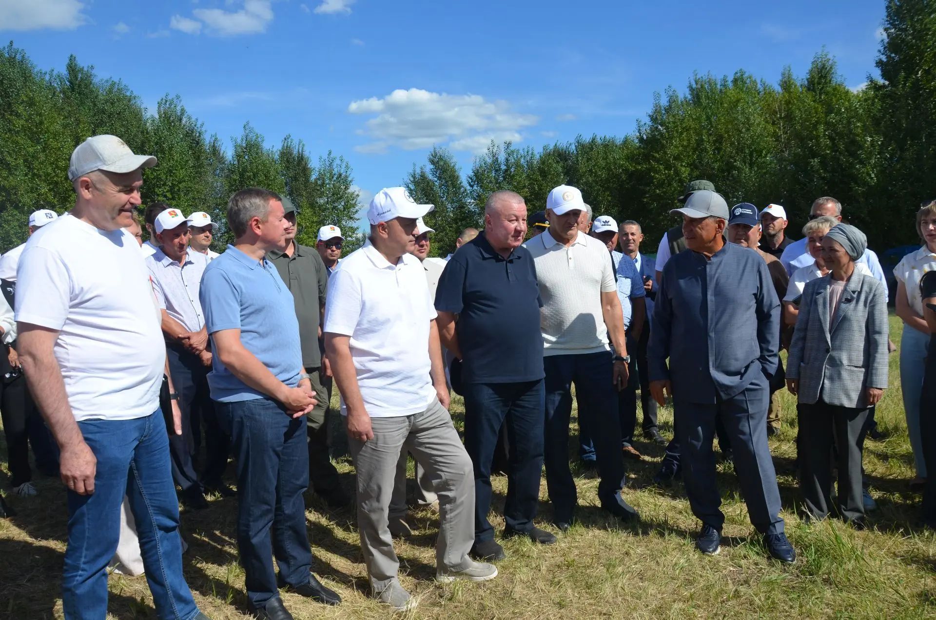 Районга Татарстан Рәисе Рөстәм Миңнеханов килде