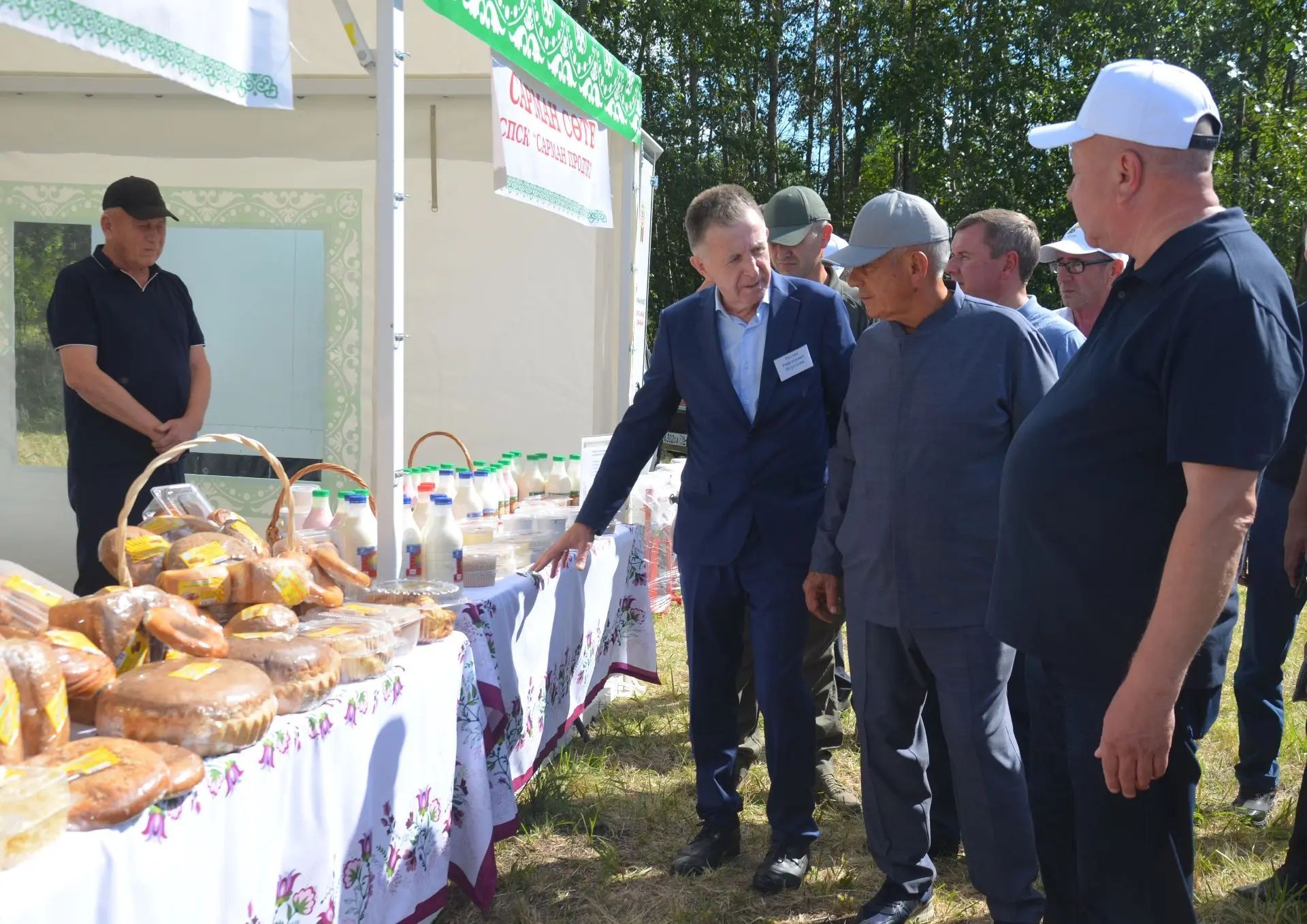 Районга Татарстан Рәисе Рөстәм Миңнеханов килде
