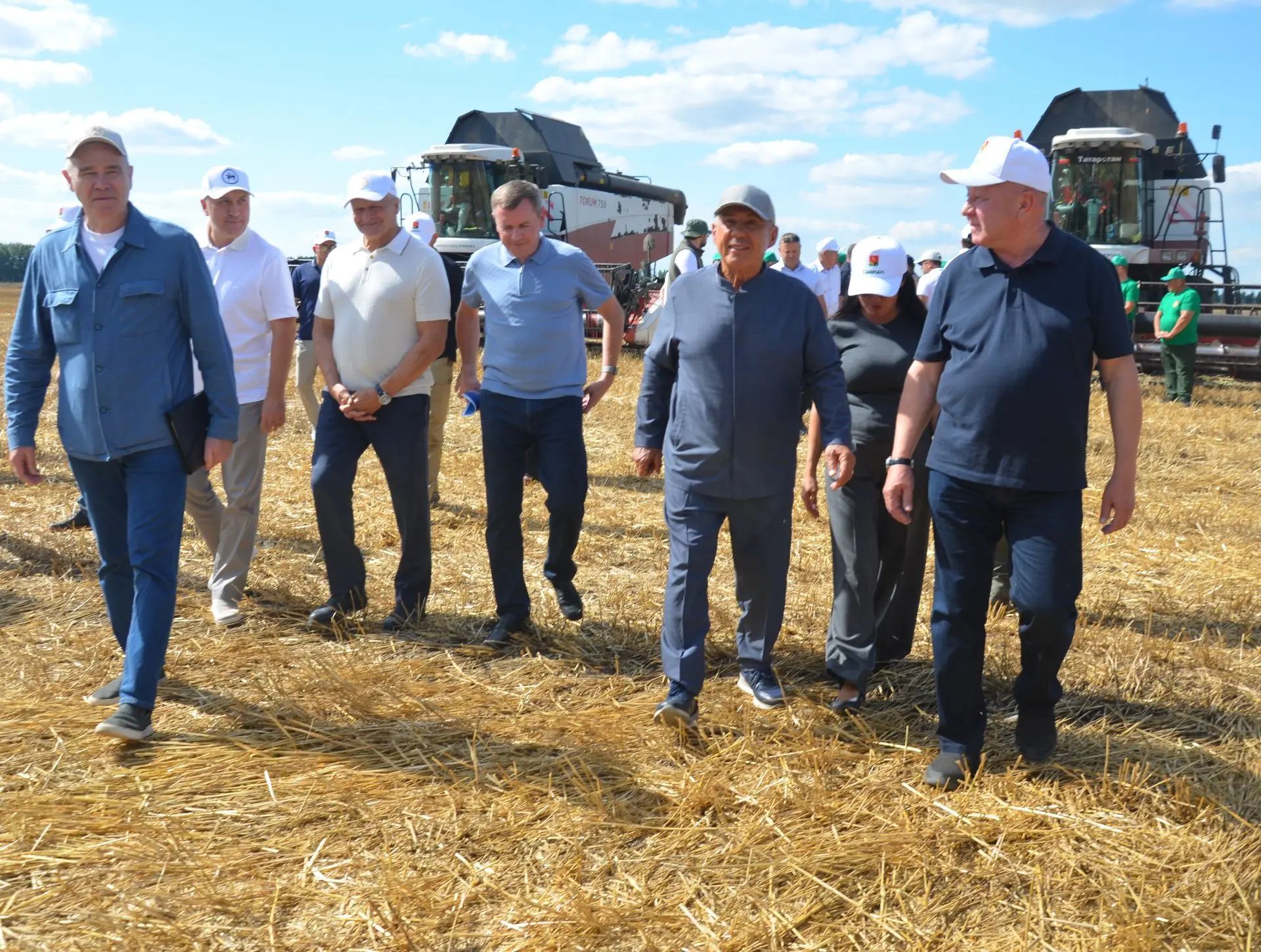 Районга Татарстан Рәисе Рөстәм Миңнеханов килде