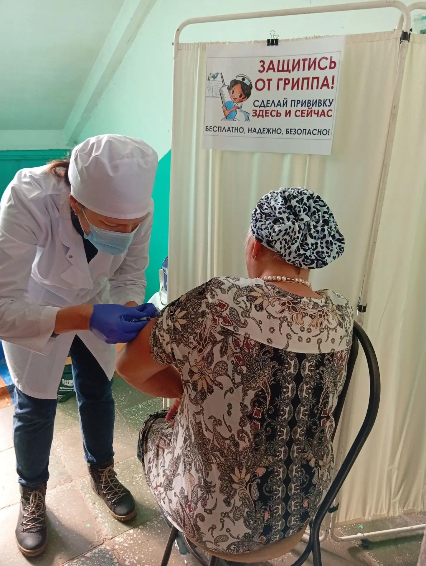 Сайлау участокларында гриппка каршы прививка ясатырга да мөмкин