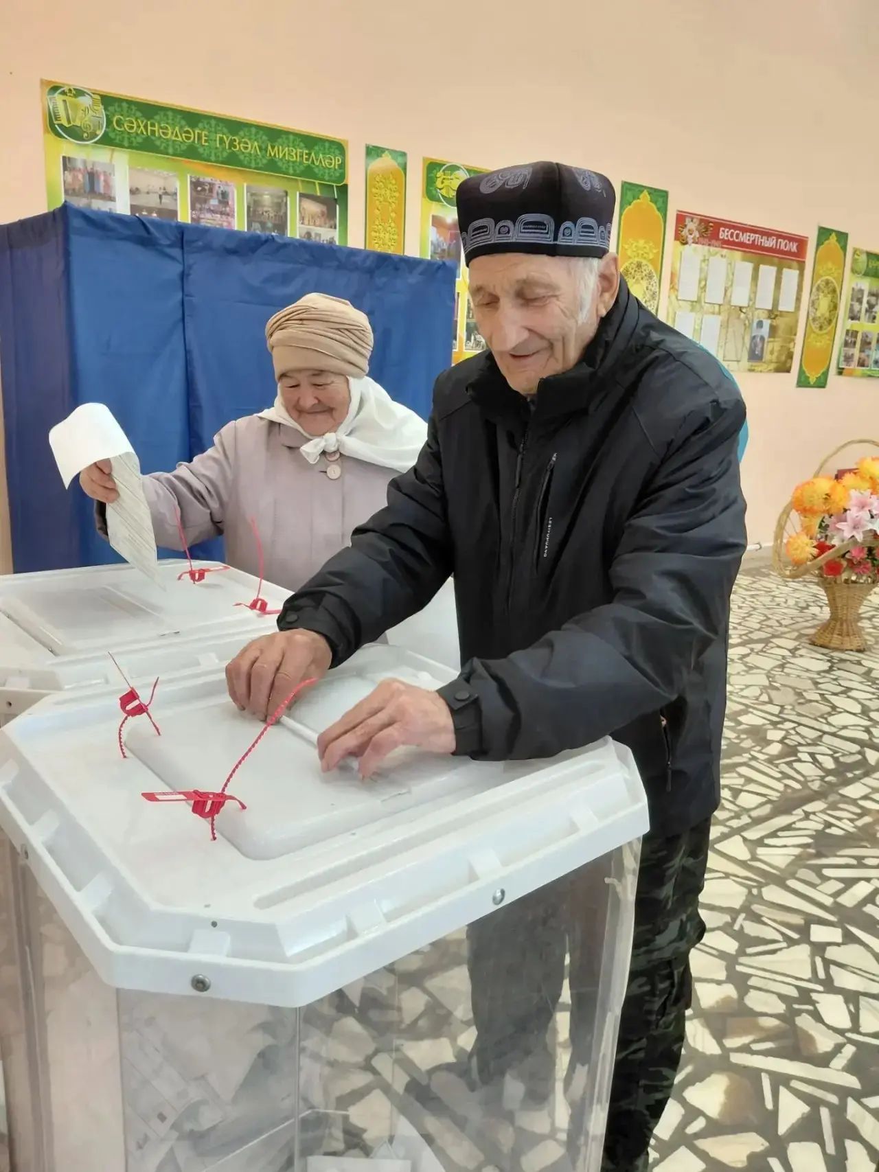 Саклаубашта дин эшлеклеләре беренчеләрдән булып тавыш биргән