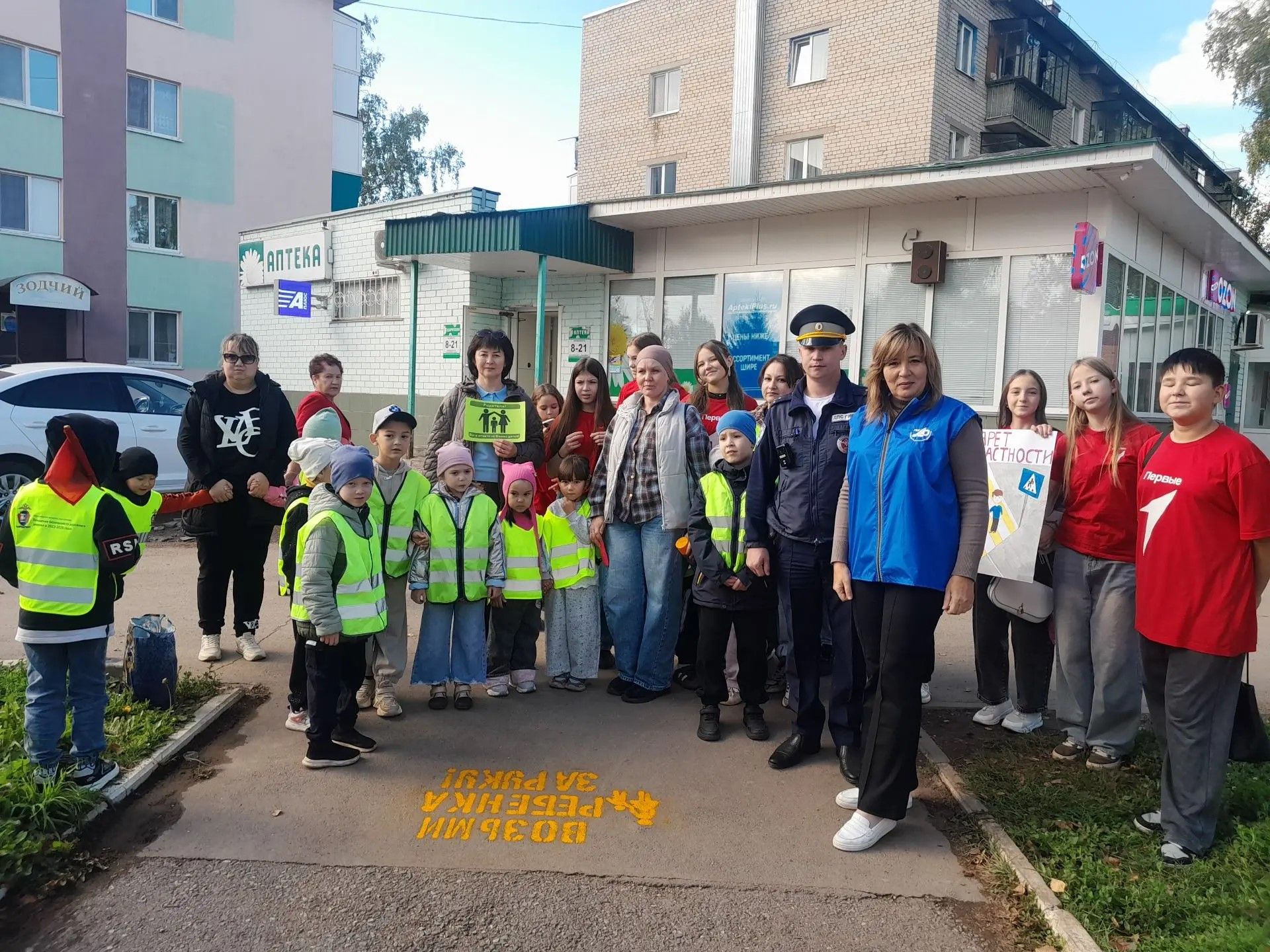 Дорожные надписи напомнят жителям Джалиля о безопасности детей