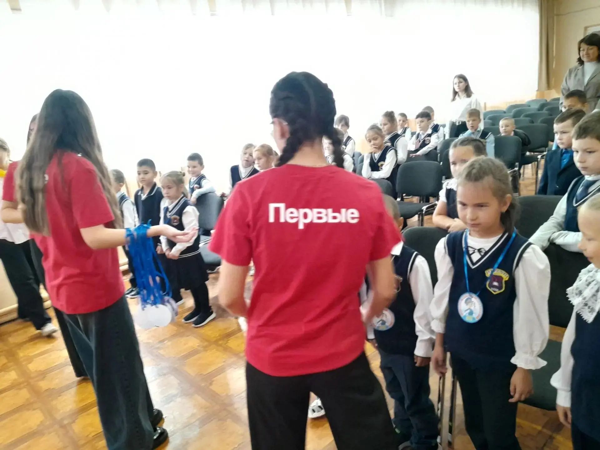 В Джалильской СОШ №2 первоклассников посвятили в «Примерные пешеходы»