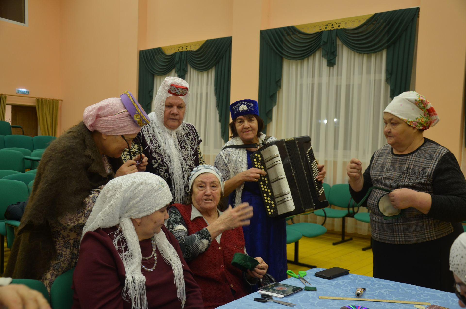 В Саклов-Баше состоялись вечерние посиделки
