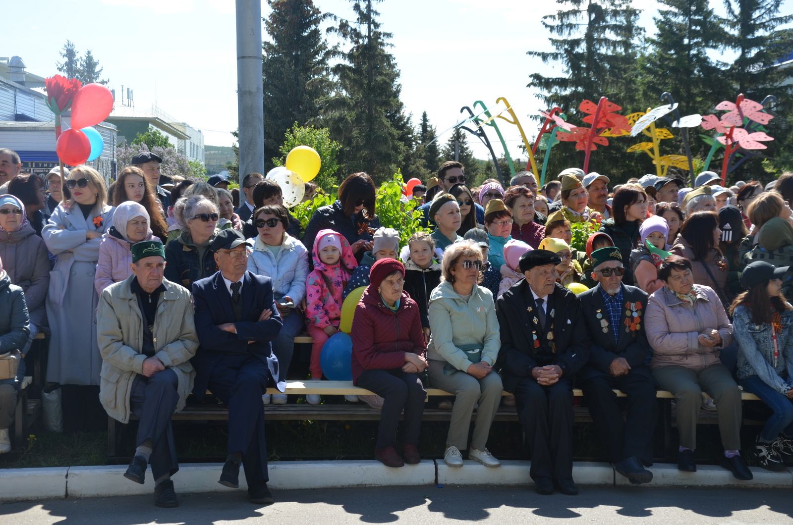 В Сарманово отметили 78-летие Великой Победы