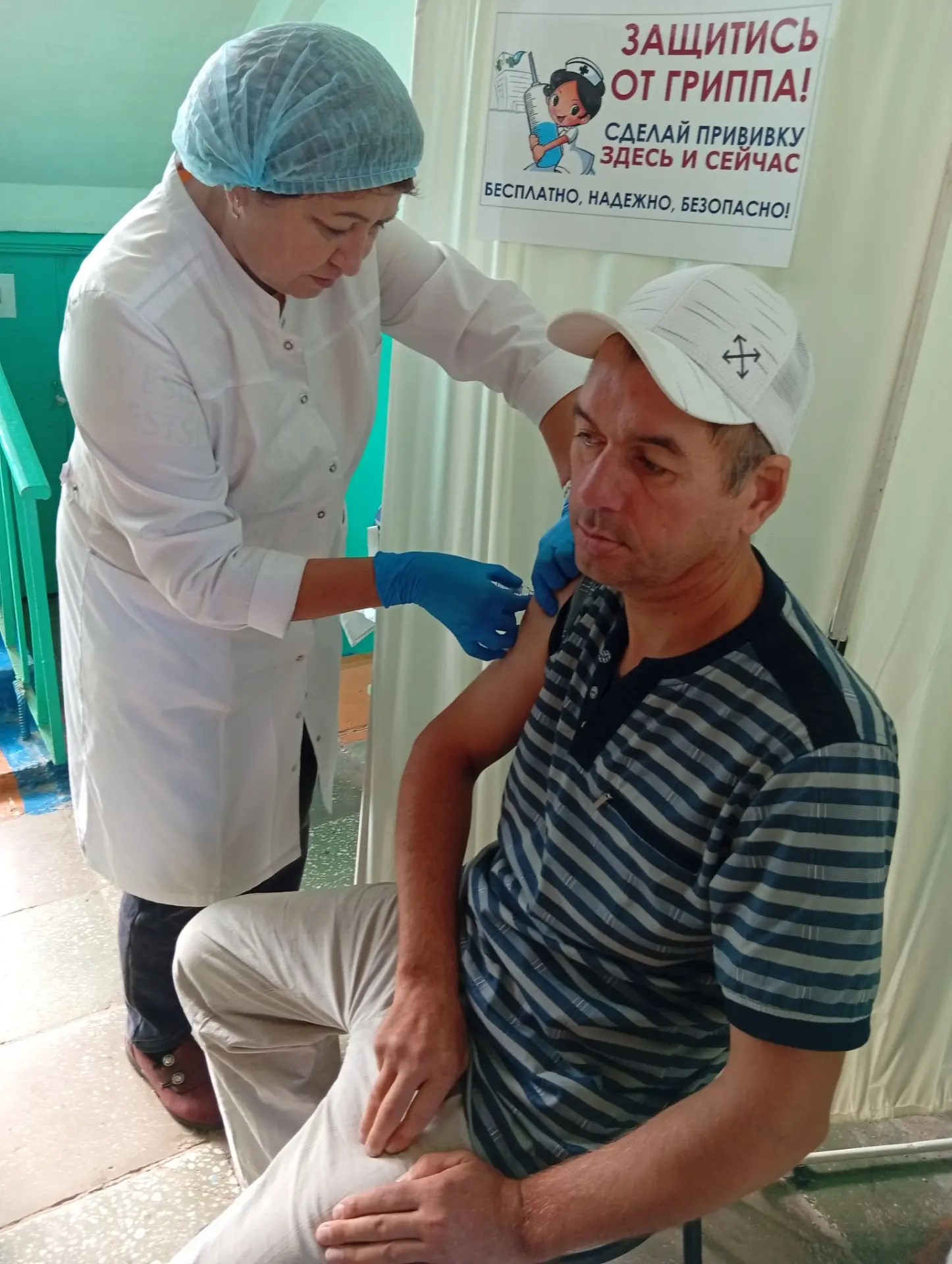 Сайлау участокларында гриппка каршы прививка ясатырга да мөмкин