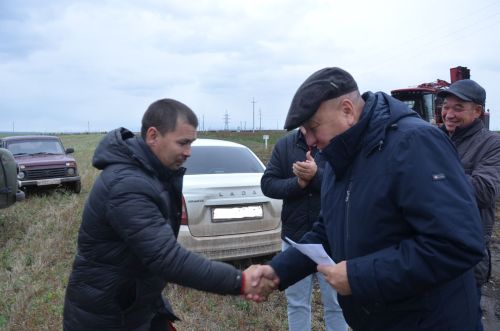 В районе наградили передовиков свеклоуборочной кампании