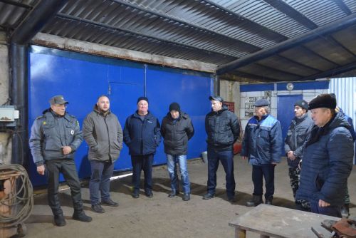 В районе провели проверку АПК по постановке техники на зимнее хранение и подготовке к ремонту