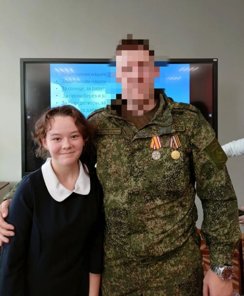Учащиеся Петровскозаводской школы встретились с участником СВО