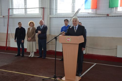 В Сарманово проходит финальный этап соревнований по настольному теннису в рамках Спартакиады обучающихся