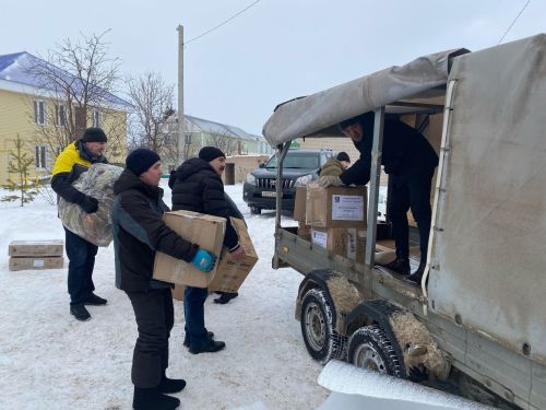 Районнан чираттагы гуманитар ярдәм китте