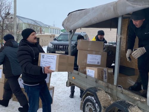 Районнан чираттагы гуманитар ярдәм китте