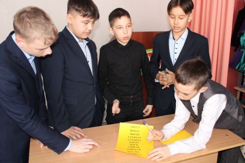 Ученики Сармановской СОШ приняли участие в интеллектуально-познавательной игре