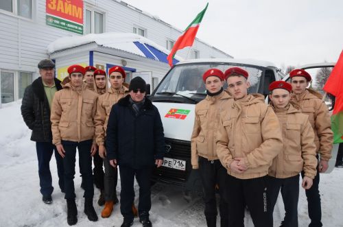 Украинадагы махсус операциядә катнашучыларга районнан гуманитар ярдәм җибәрелде