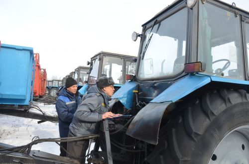 В районе начались техосмотры сельскохозяйственной техники